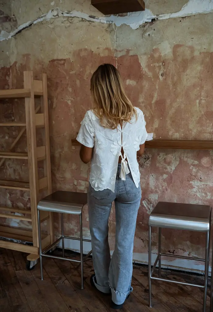 Ecru Ellea Blouse