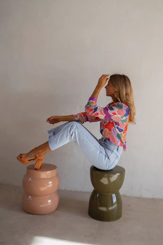 Patterned Hadri Shirt