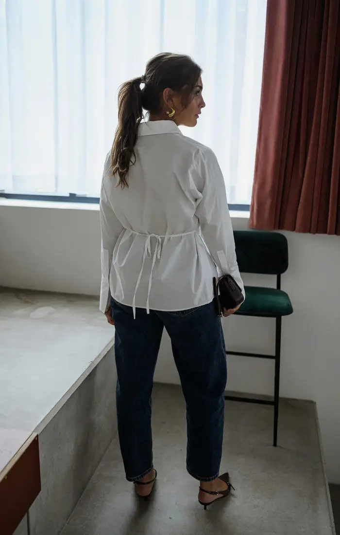 White Evolene Shirt