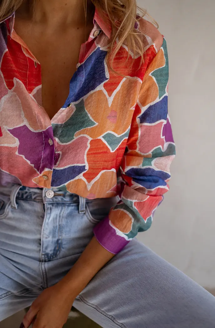 Patterned Hadri Shirt