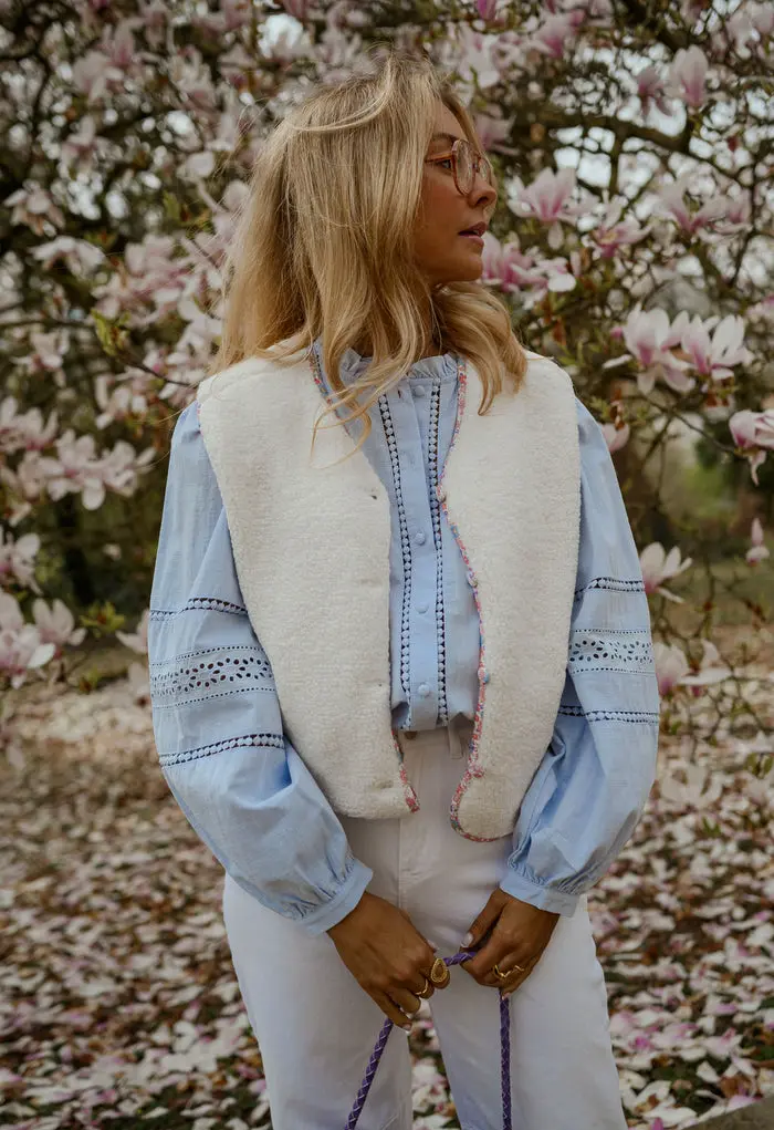 Blue Grain Blouse