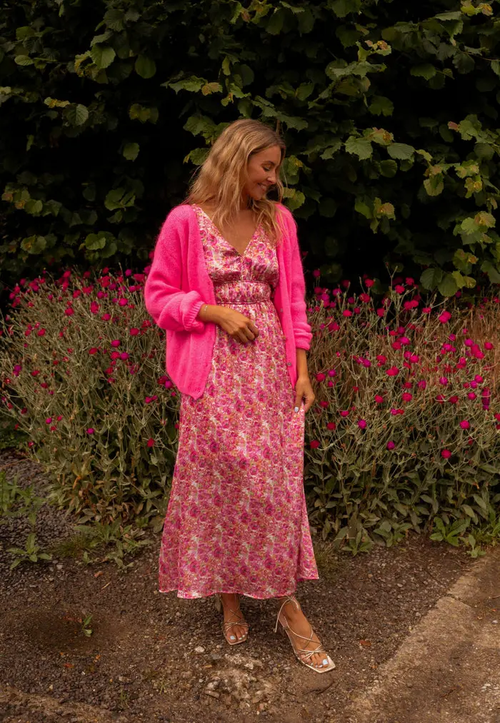 Floral Pink Daphne Dress