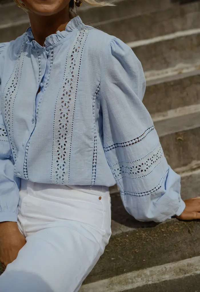 Blue Grain Blouse