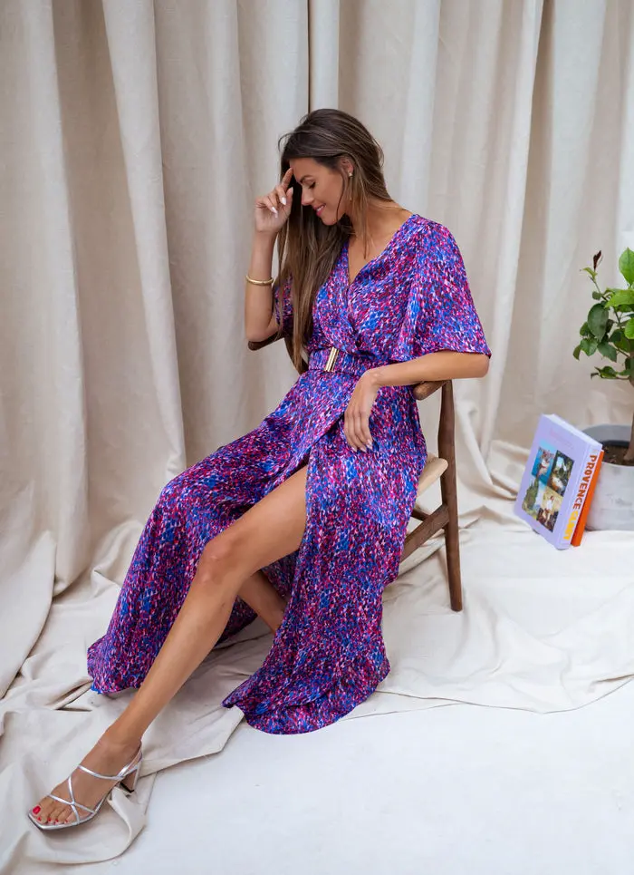 Pink and Blue Ariana Dress