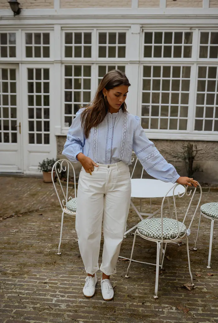 Blue Grain Blouse