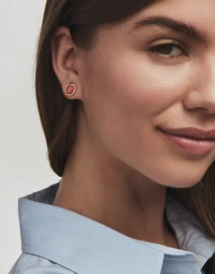 Ladybug Stud Earrings