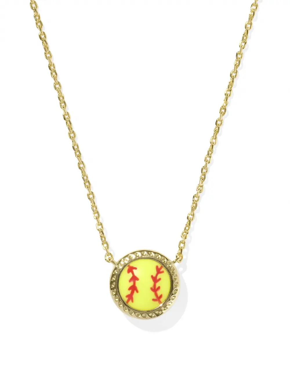 Softball Short Pendant Necklace