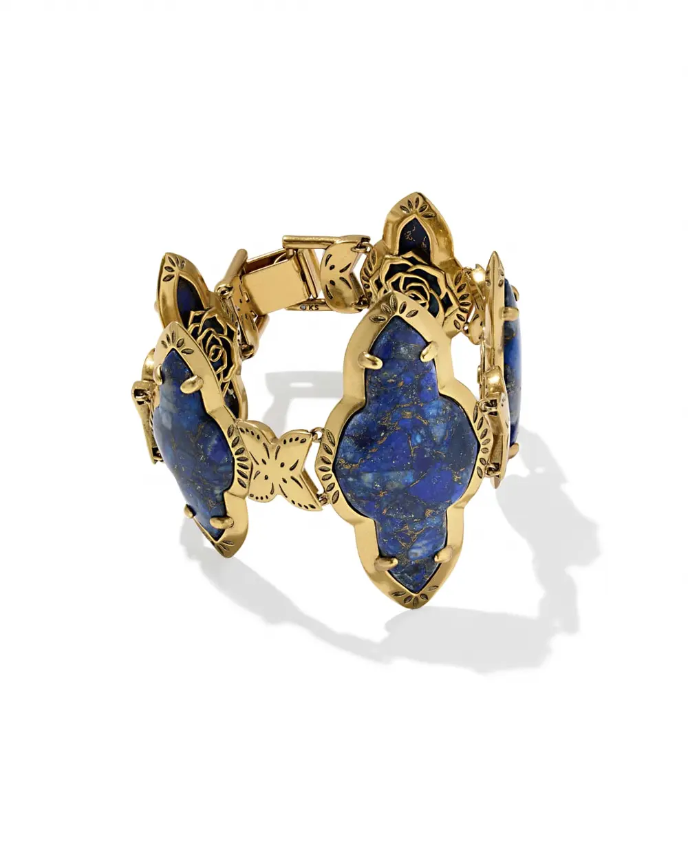 Abbie Etch Frame Statement Bracelet