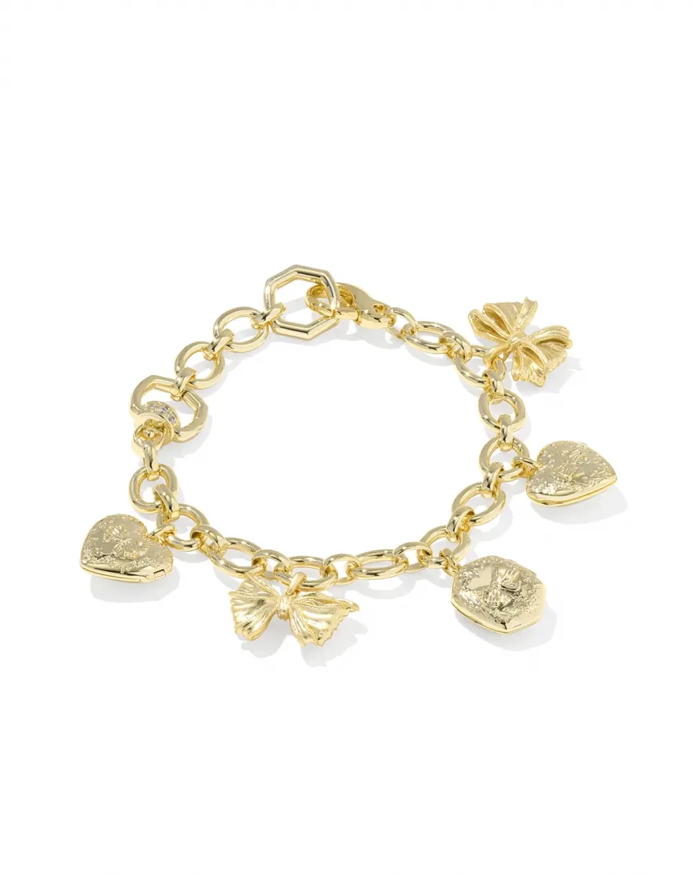 Kendra Scott x LoveShackFancy Bow Charm Bracelet