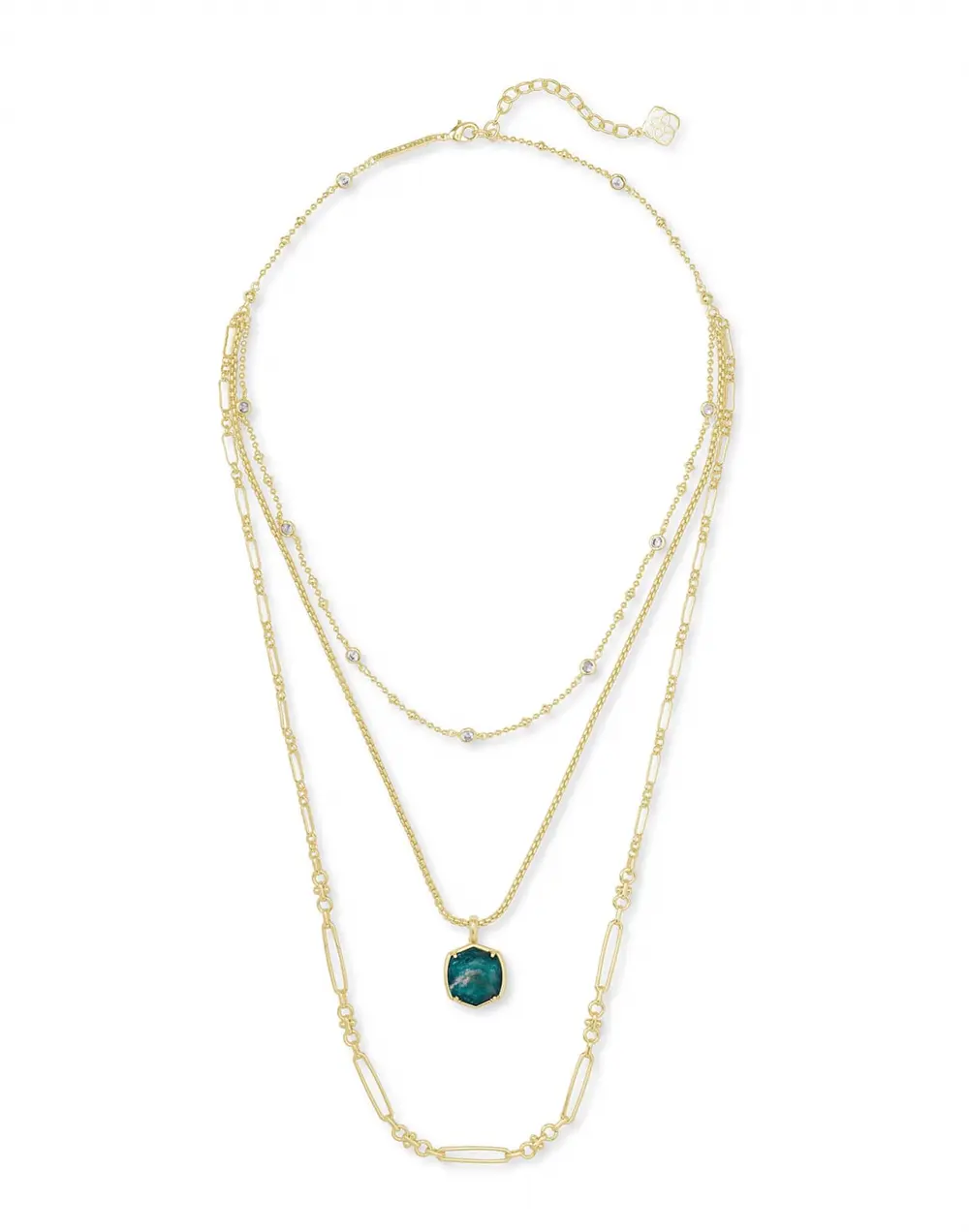 Davis Triple Strand Necklace