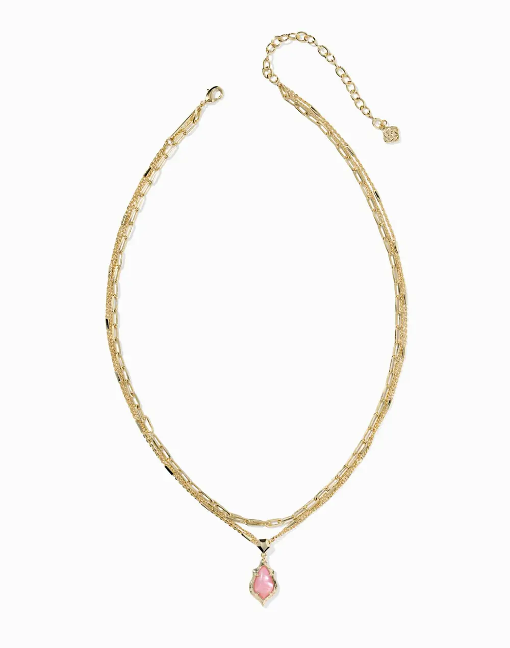 Adriana ScallopFrame Multi Strand Necklace