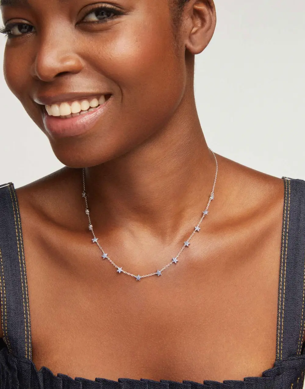 Sierra Star Crystal Strand Necklace
