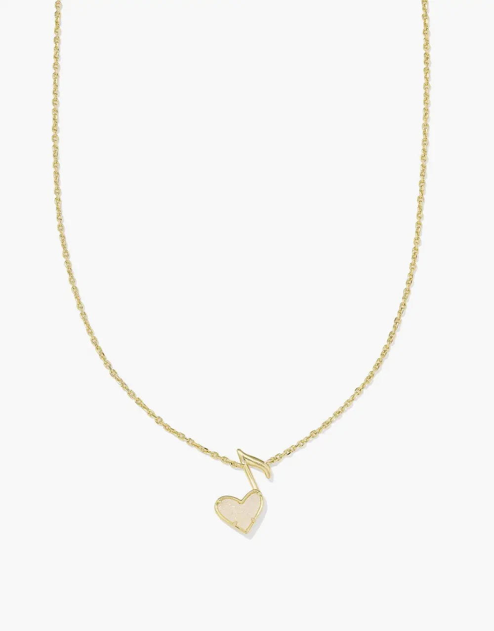 Dolly Parton x Kendra Scott Ari Heart Music Note Short Pendant Necklace