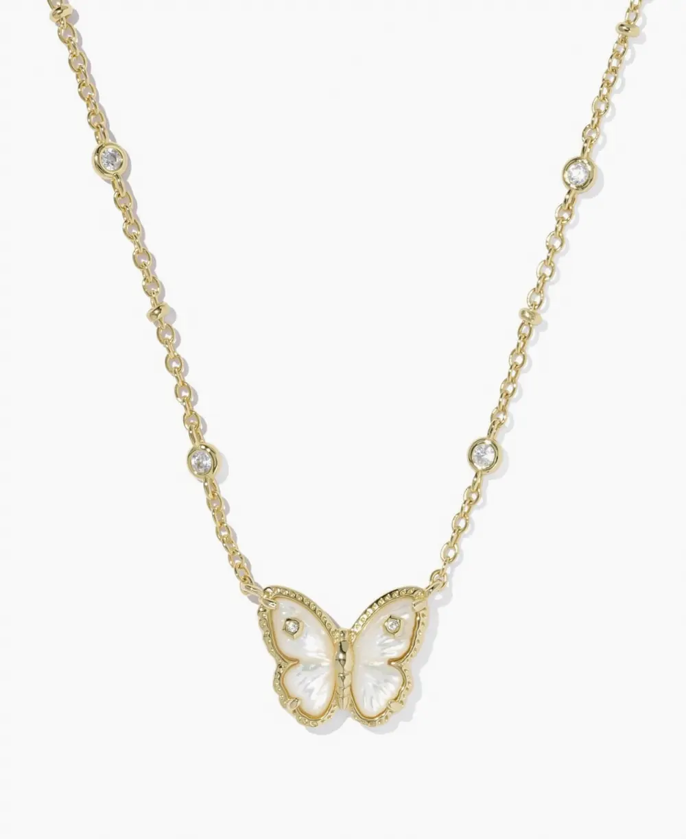 Cailey Butterfly Short Pendant Necklace