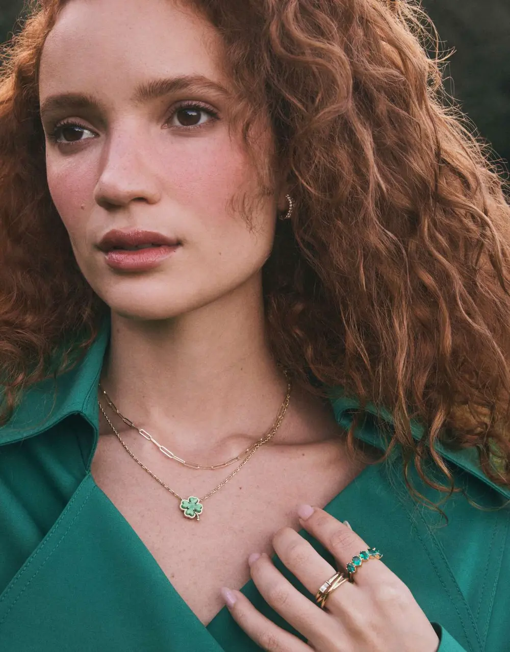 Clover Short Pendant Necklace