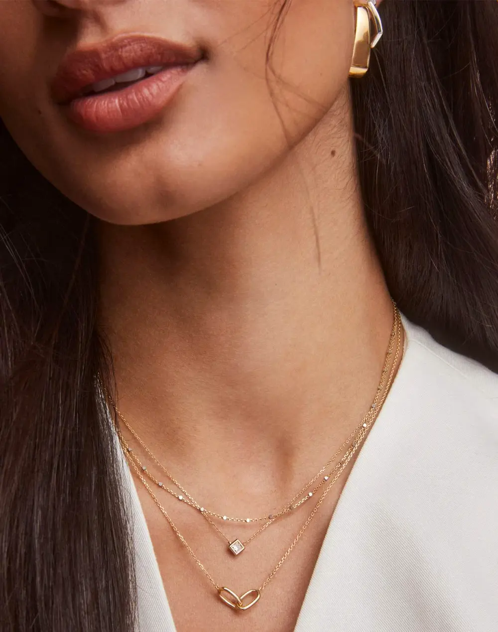 Single Satellite Chain Necklace