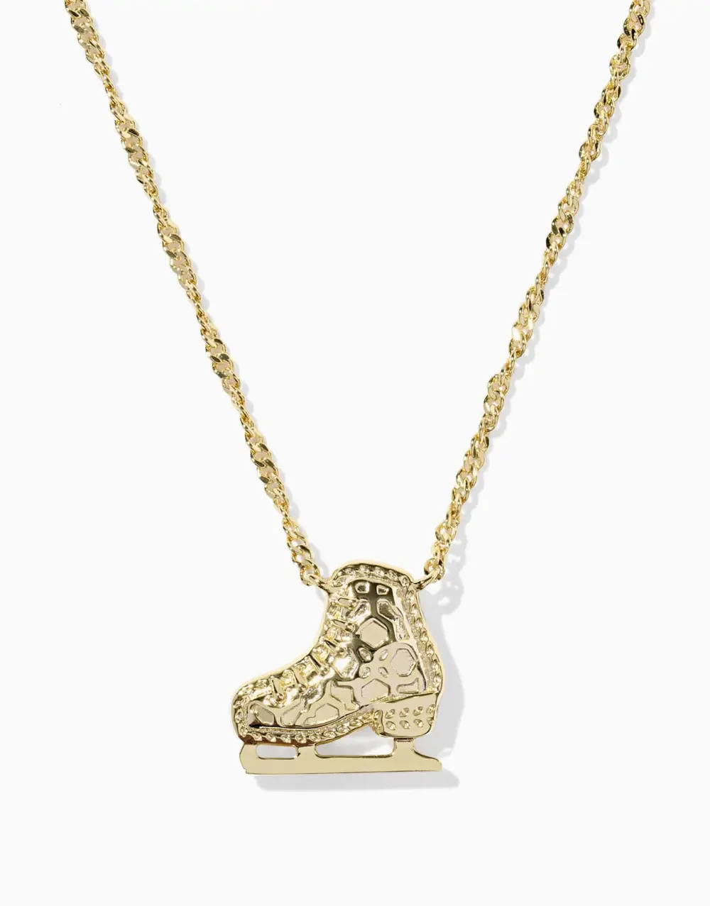 Ice Skate Short Pendant Necklace