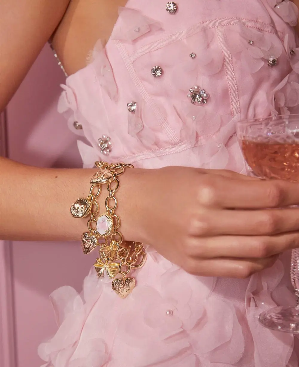 Kendra Scott x LoveShackFancy Bow Charm Bracelet
