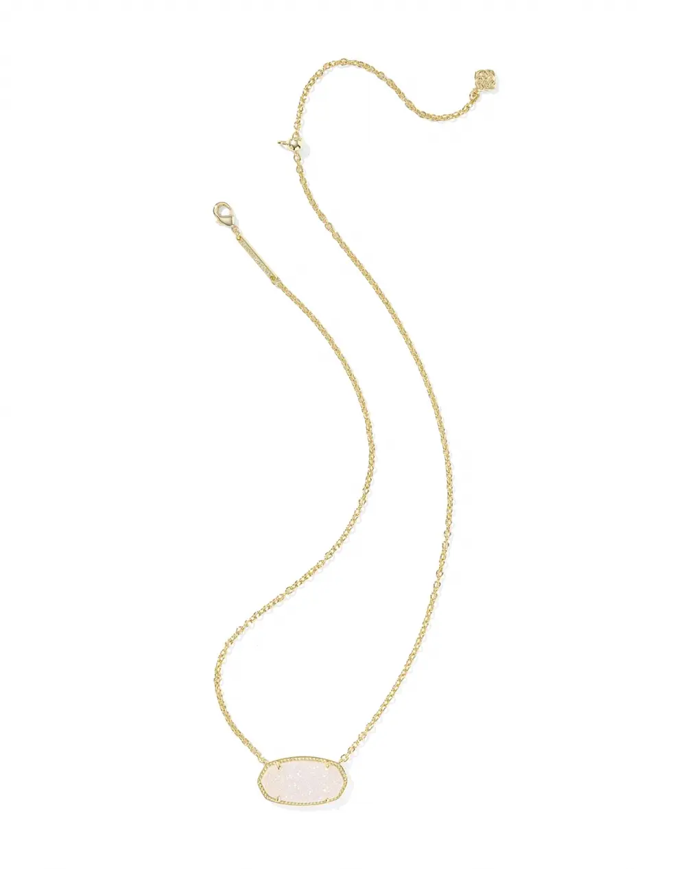 Elisa Gold Statement Short Pendant Necklace