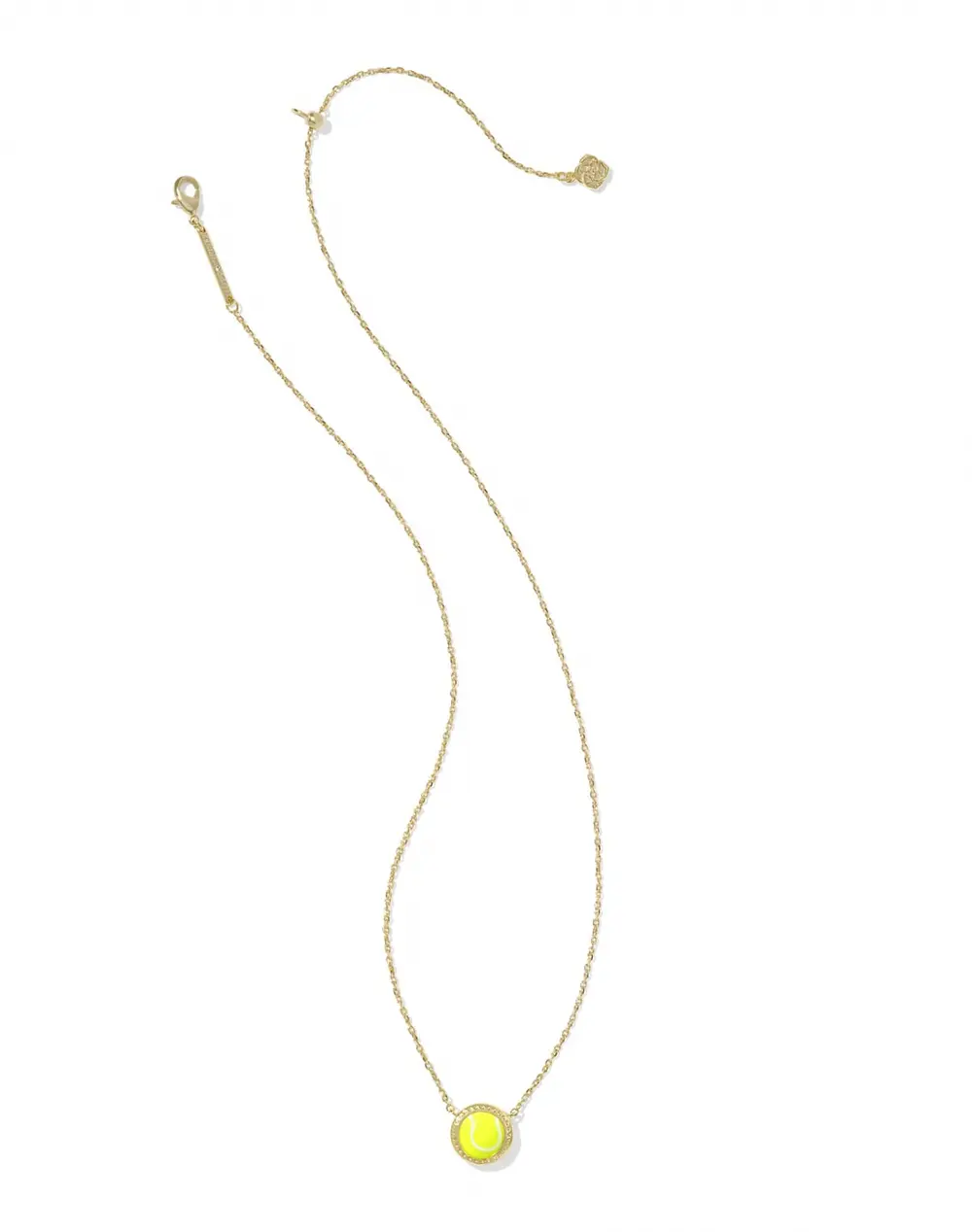 Tennis Short Pendant Necklace