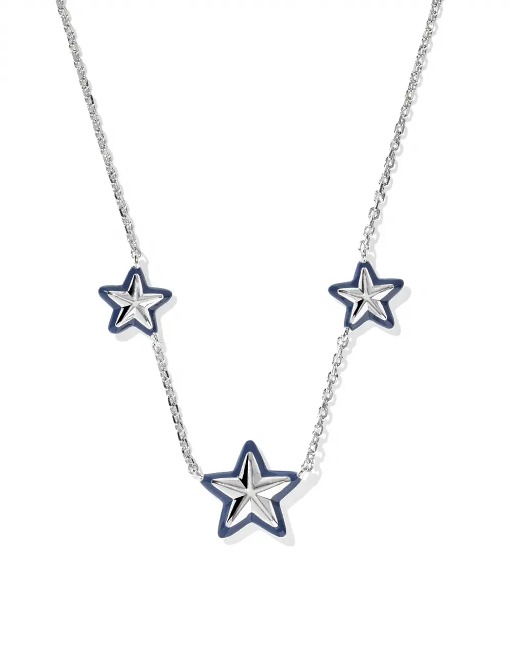 Cassidy Enamel Frame Strand Necklace