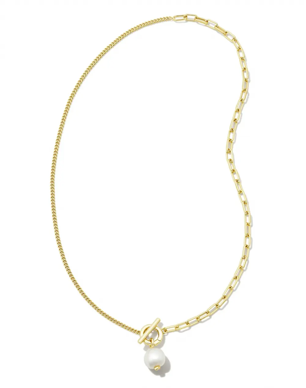 Leighton Convertible Pearl Chain Necklace