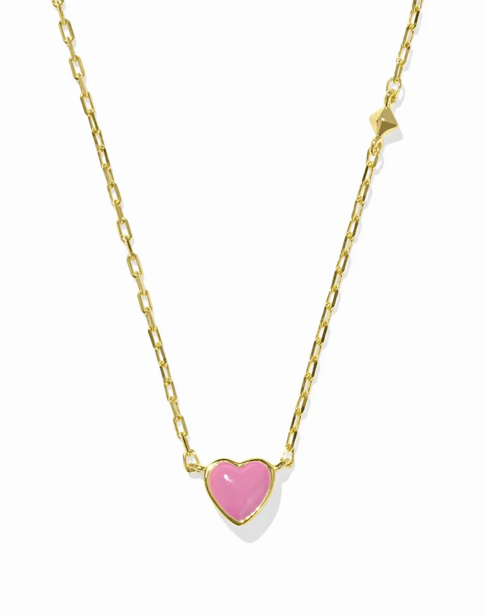 Enamel Heart Pendant Necklace