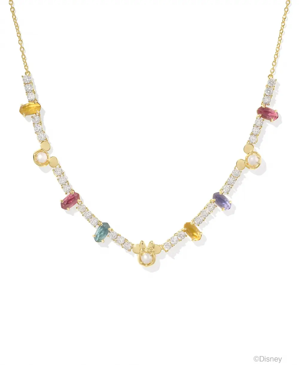 Disney | Kendra Scott Mickey Mouse and Minnie Mouse Tennis Necklace