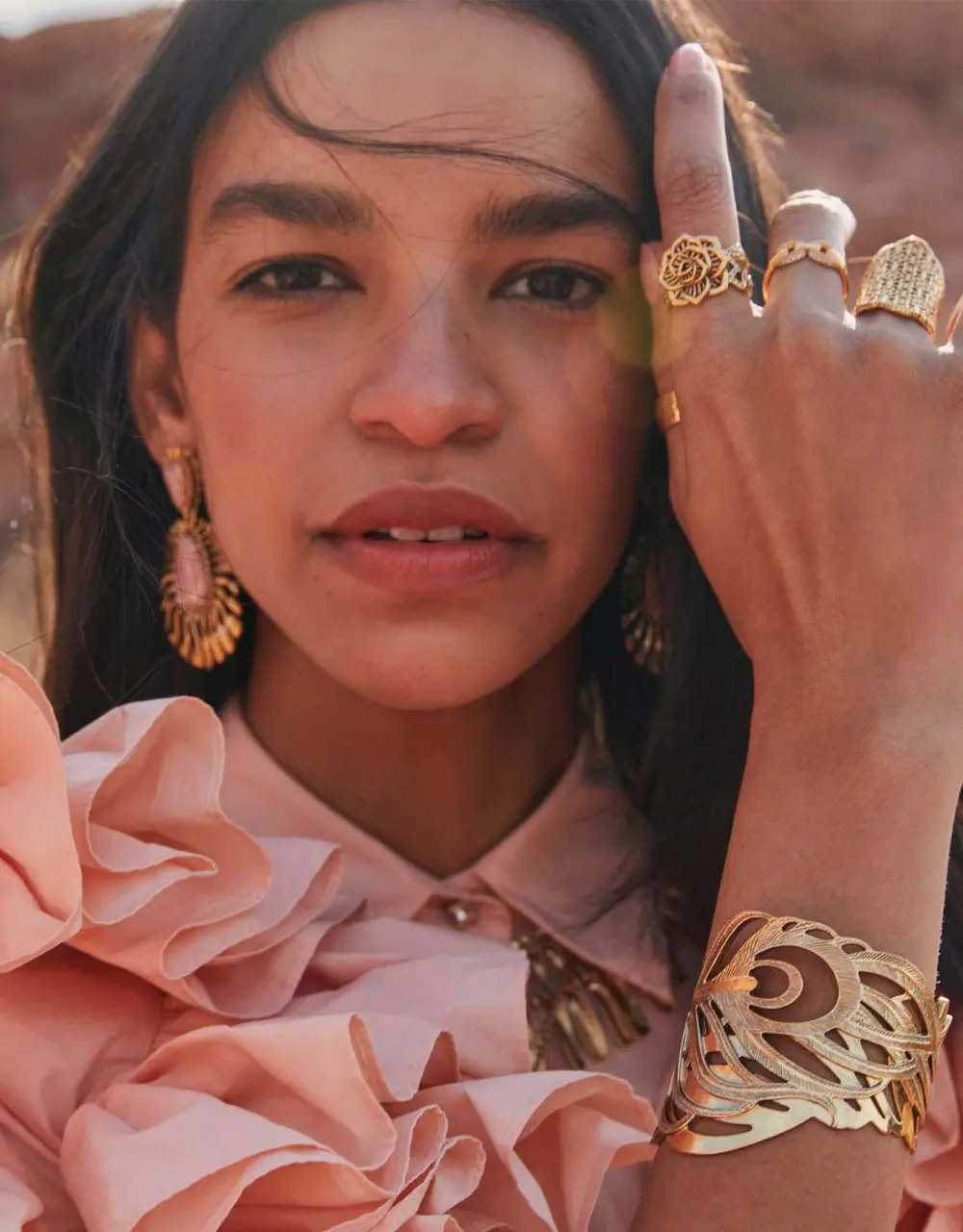 Ansel Rose Cocktail Ring