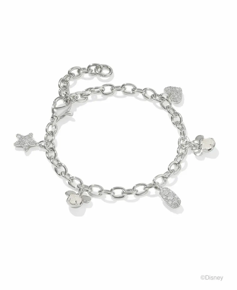 Disney | Kendra Scott Mickey Mouse and Minnie Mouse Charm Bracelet