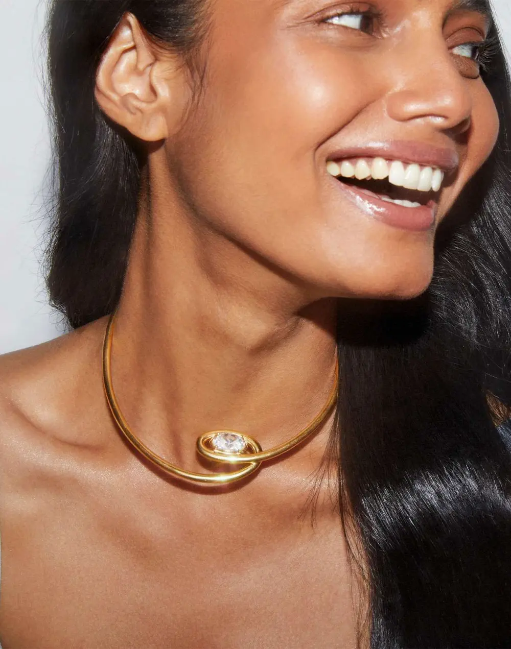 Myles Crystal Collar Necklace