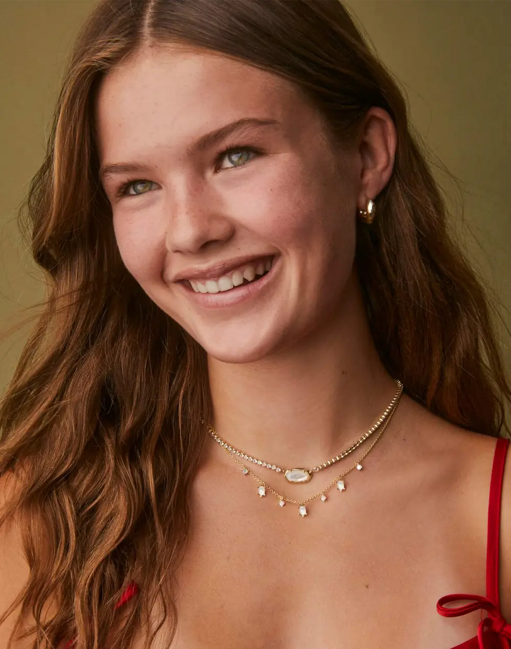 Elisa Tennis Necklace