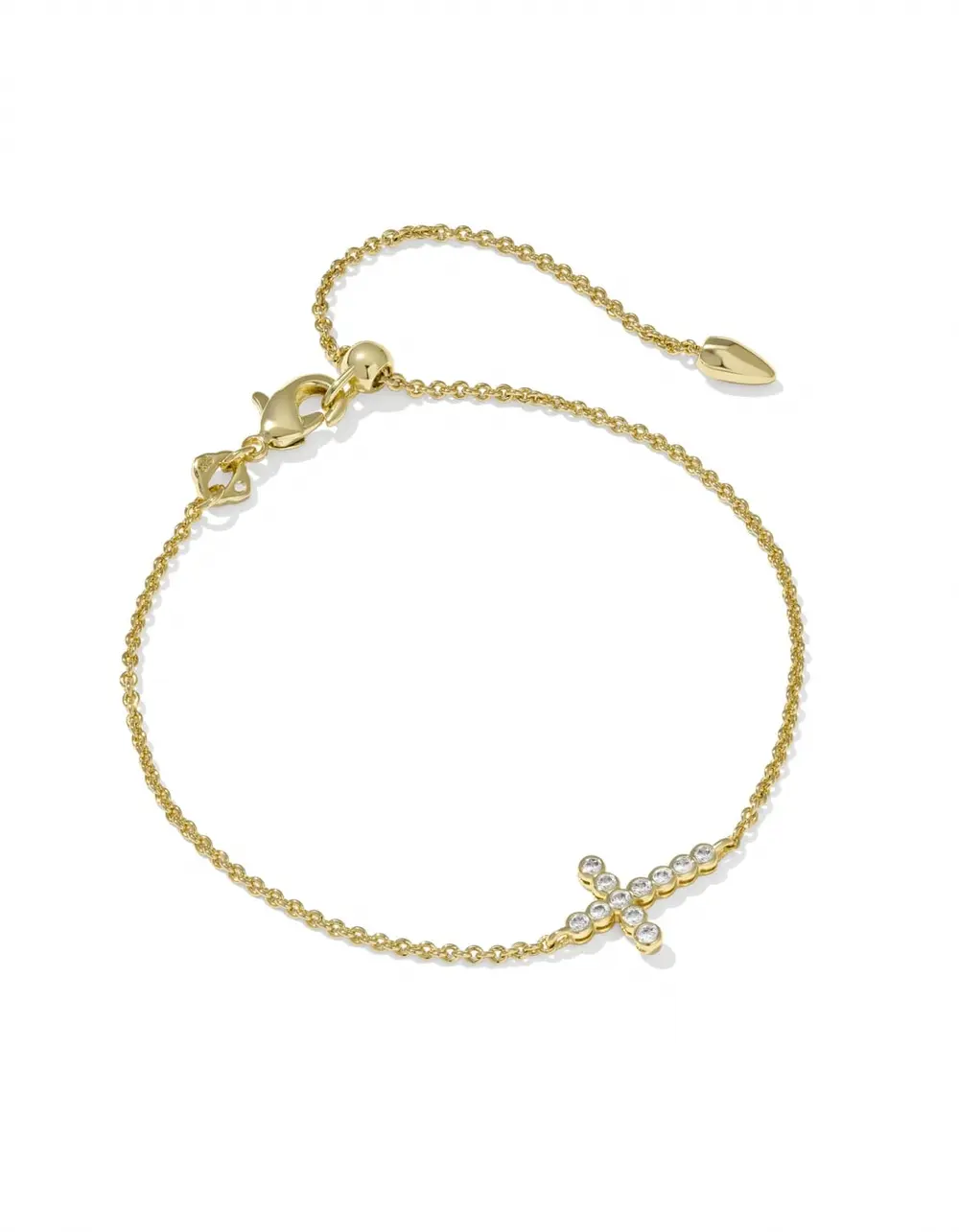 Cross Crystal Delicate Chain Bracelet