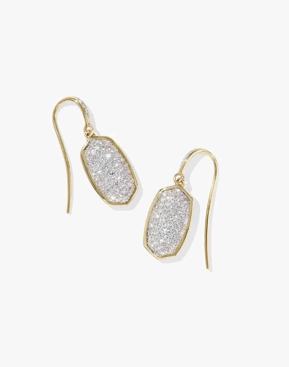 Lee Drop Earrings in Pave Diamond