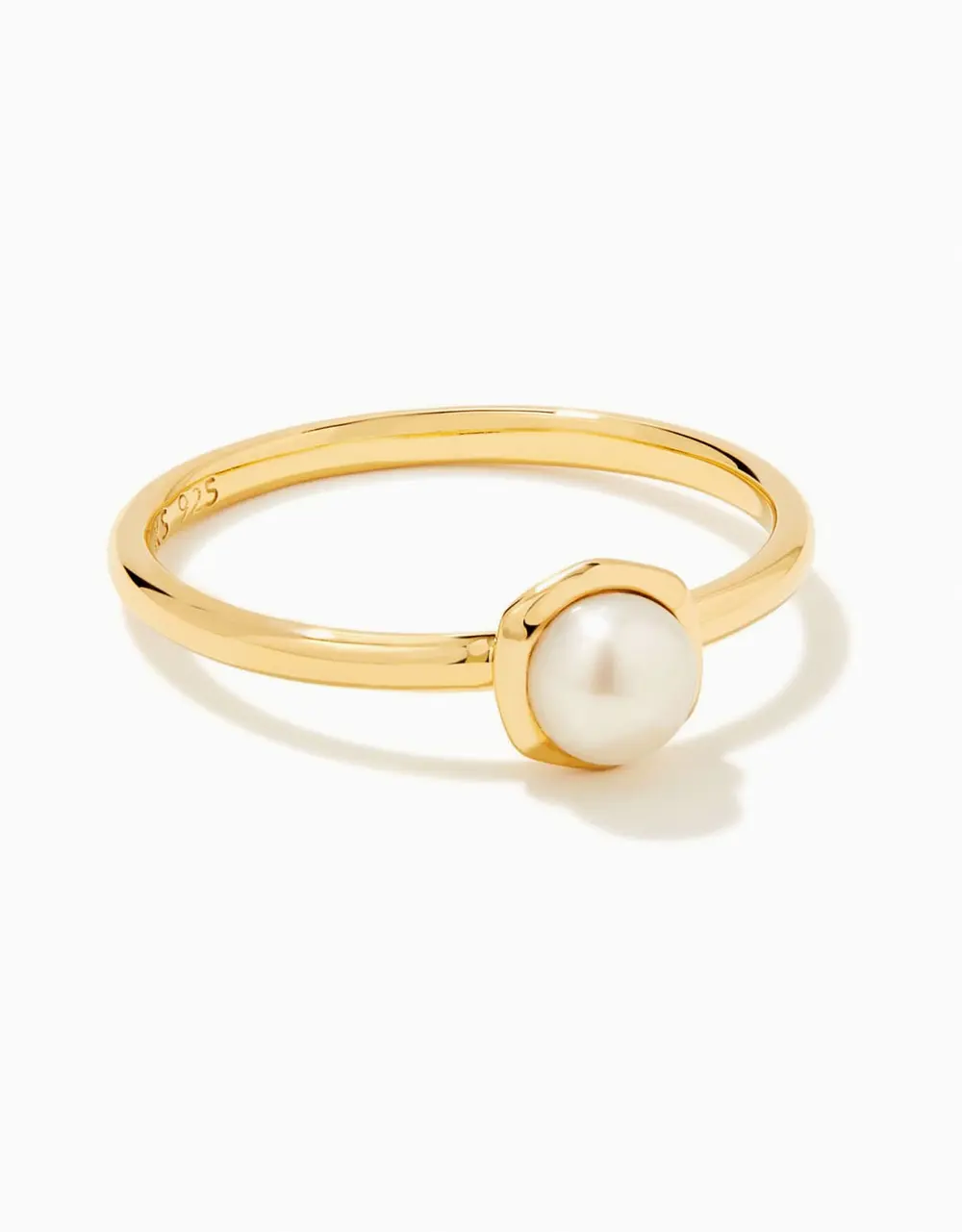Davie Pearl Band Ring