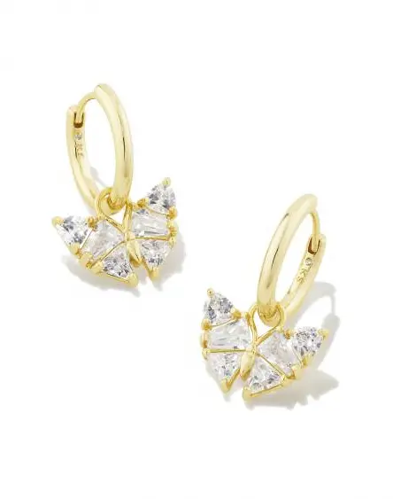 Blair Butterfly Huggie Earrings