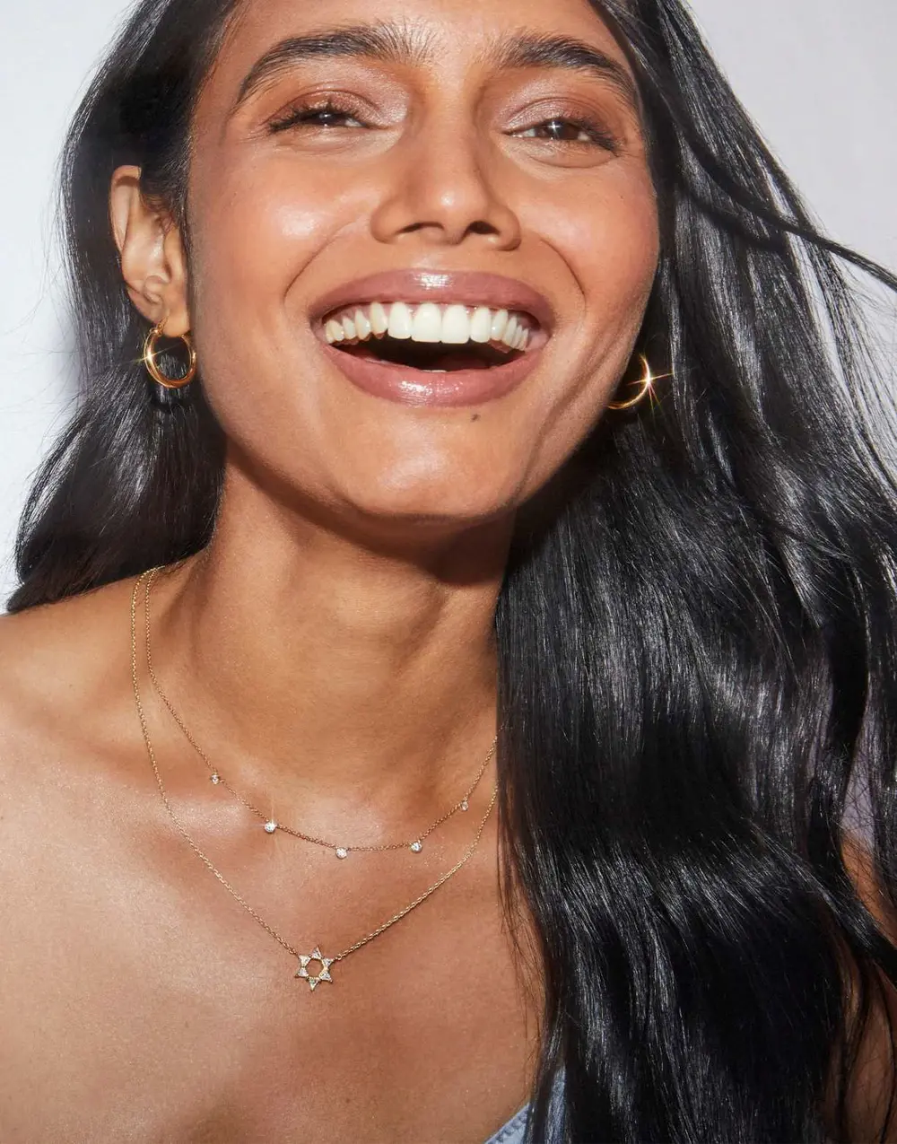 Star of David Crystal Short Pendant Necklace