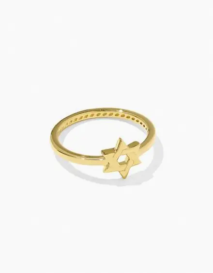 Star of David Band Ring