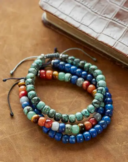 Cade Oxidized Sterling Silver Bracelet in Blue Lapis