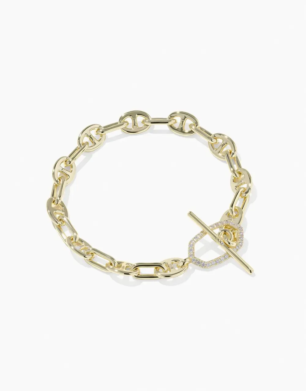 Elisa Toggle Link and Chain Bracelet