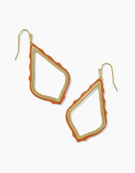 Sophee Enamel Open Frame Earrings