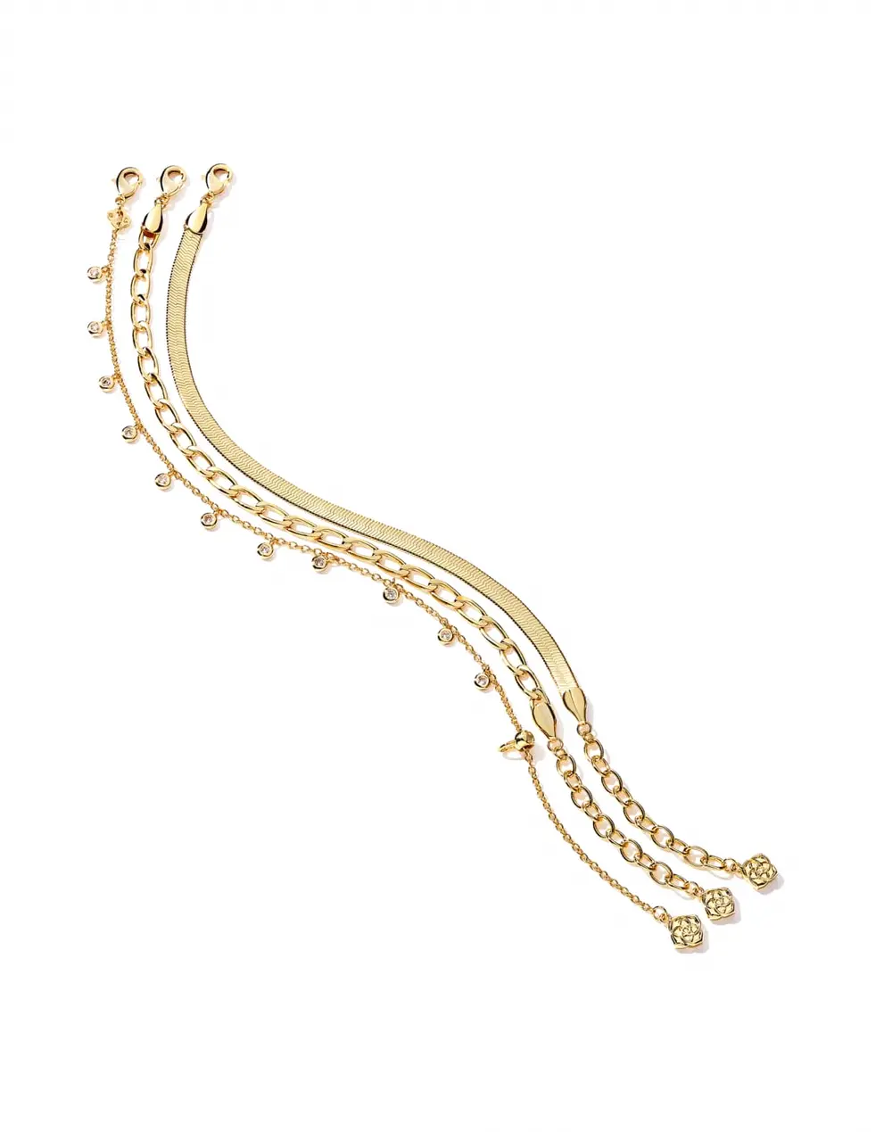 Kassie Set of 3 Chain Bracelets