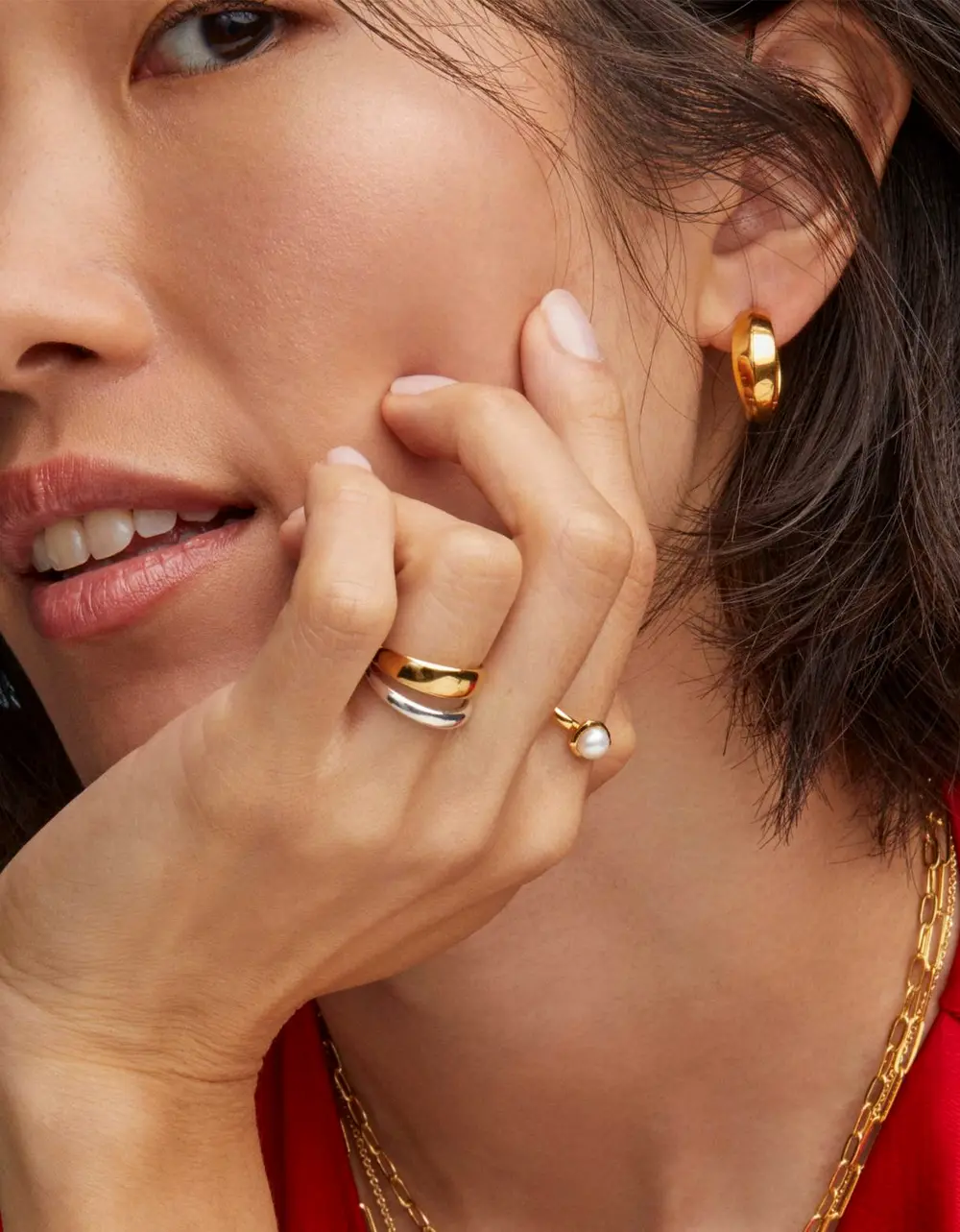 Davie Pearl Band Ring