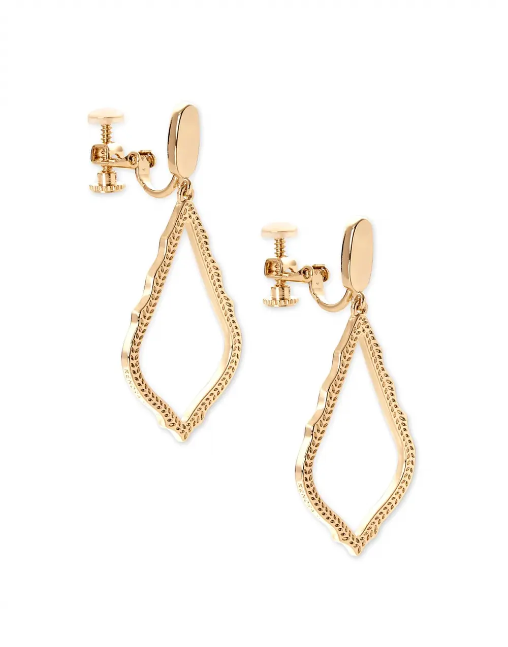Sophia Clip-On Drop Earrings