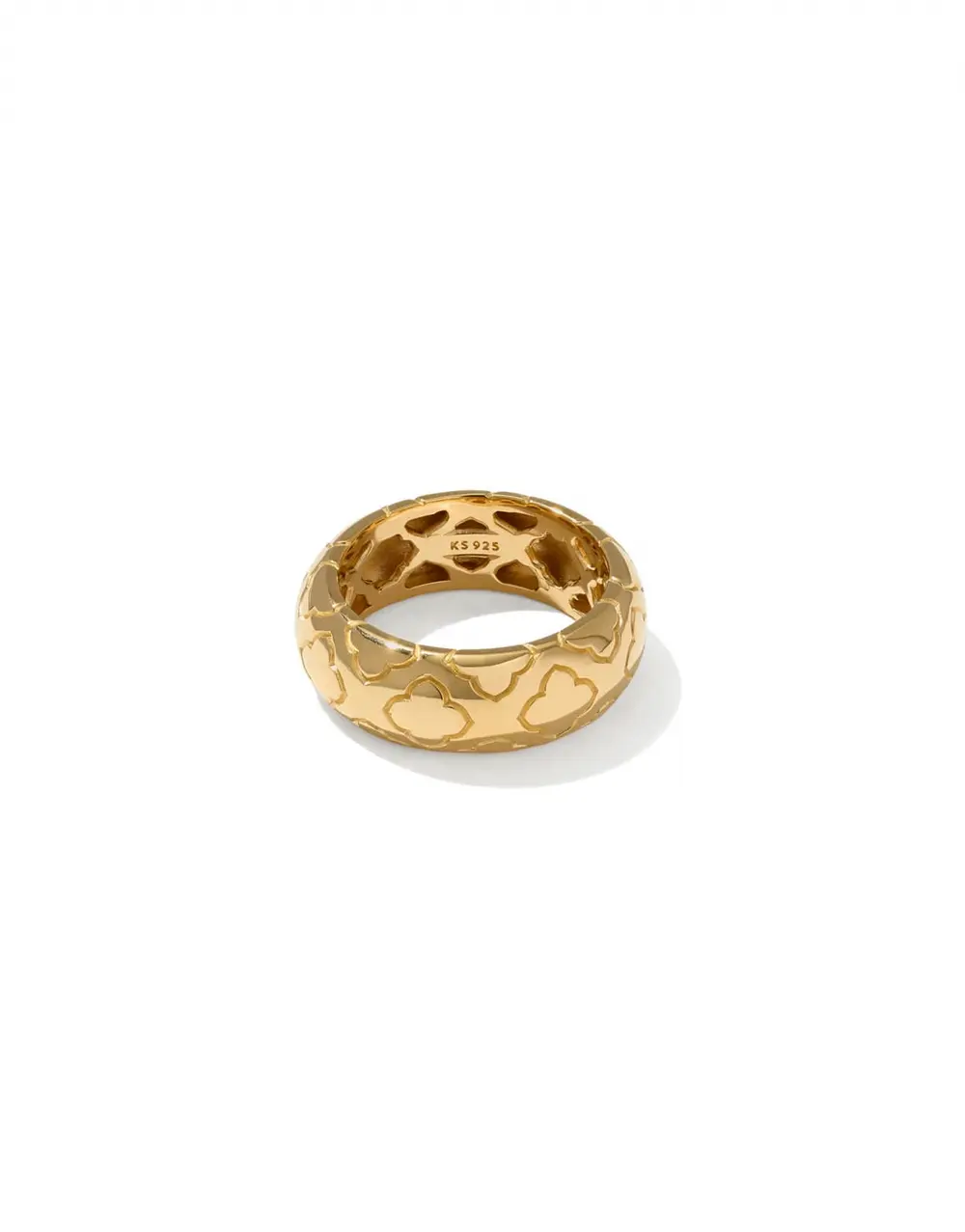 Bold Etched Band Ring