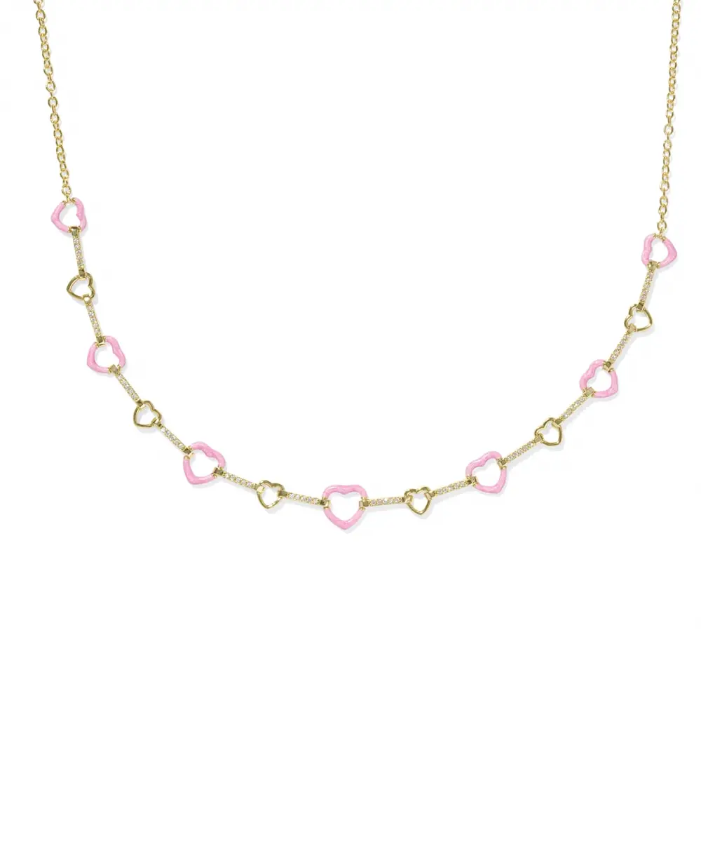 Haisley Heart Strand Necklace
