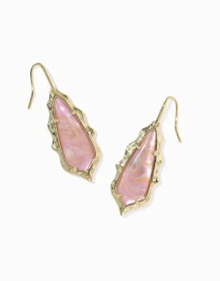 Adriana Scallop Frame Drop Earrings