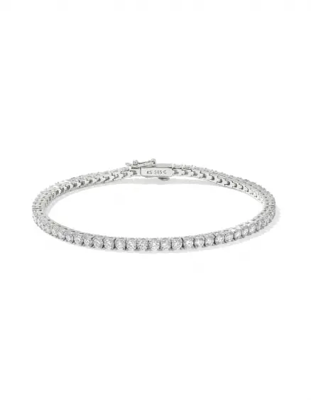 Lab Grown White Diamond Tennis Bracelet