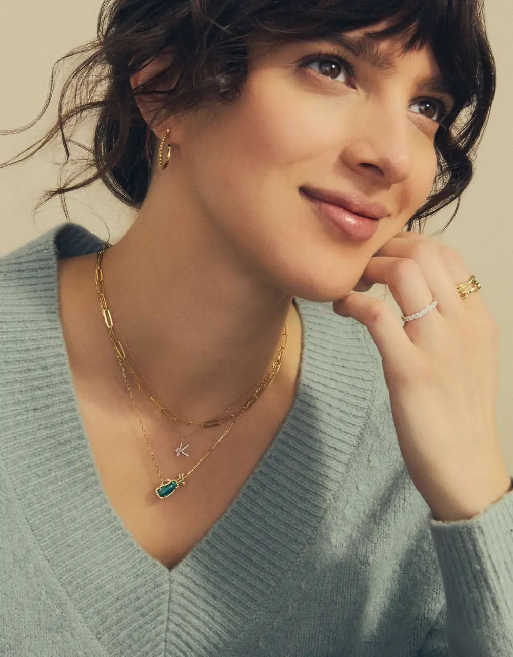 Golf Short Pendant Necklace