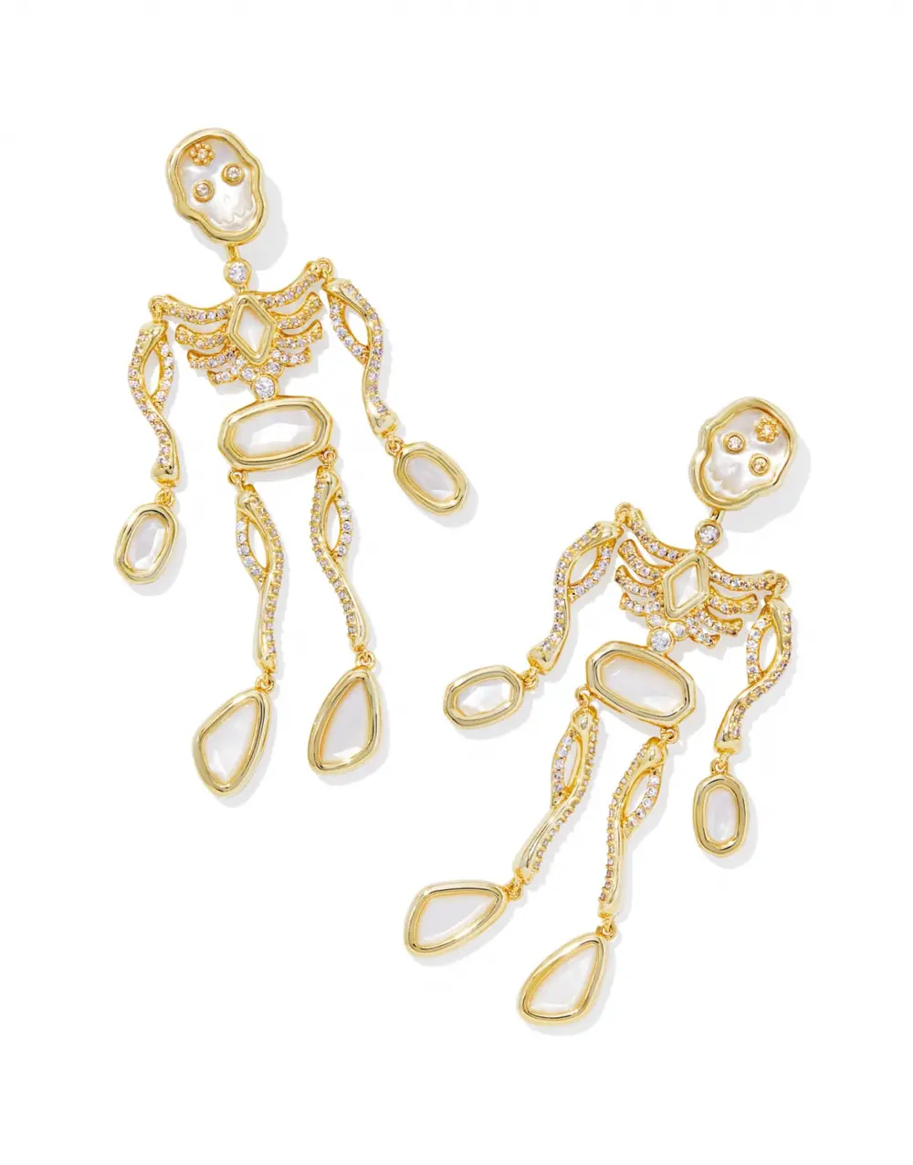 Skeleton Statement Earrings
